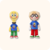 Facty And Lightbulb Plush 2PCS