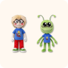 Facty And Martian Plush 2PCS