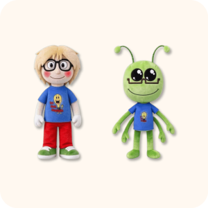 Facty And Martian Plush 2PCS