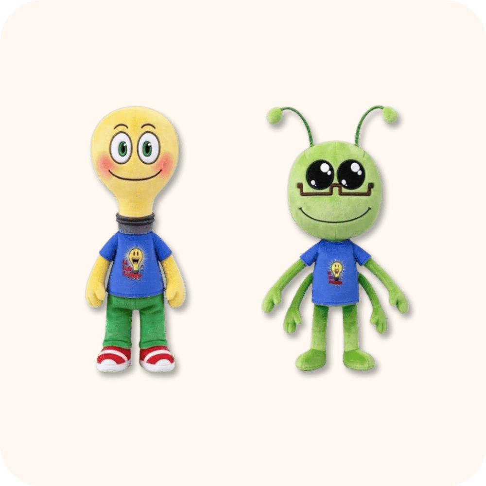 Martian And Lightbulb Plush 2PCS Martian And Lightbulb Plush 2PCS